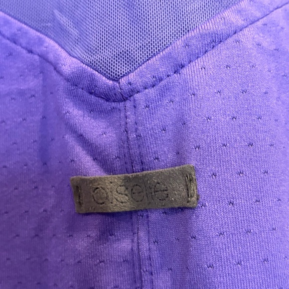 Oiselle running tank size 4 ; purple with mesh back - Picture 3 of 4